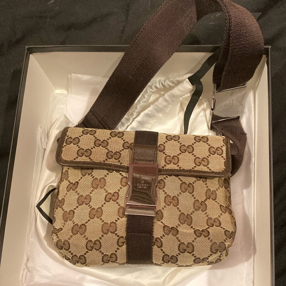 Gucci GG buckle belt bag